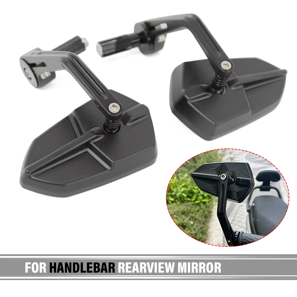 Universal Motorcycle Rear View Mirrors Side Bar End Mirrors FOR Kymco agility city125 Superdink 125 FOR Yamaha Aerox 50 155