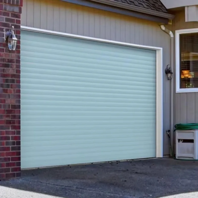 Customized Aluminum Roller Shutter Door Customized Automatic Insulated Electric Roll Up Garage Doors For Home