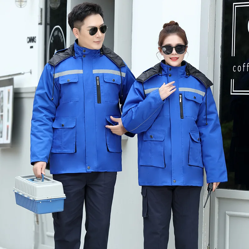 outdoors-winter-thickening-reflective-stripe-workshop-workwear-men's-coat-customized-name-print-logo-painter-factory-jack-top