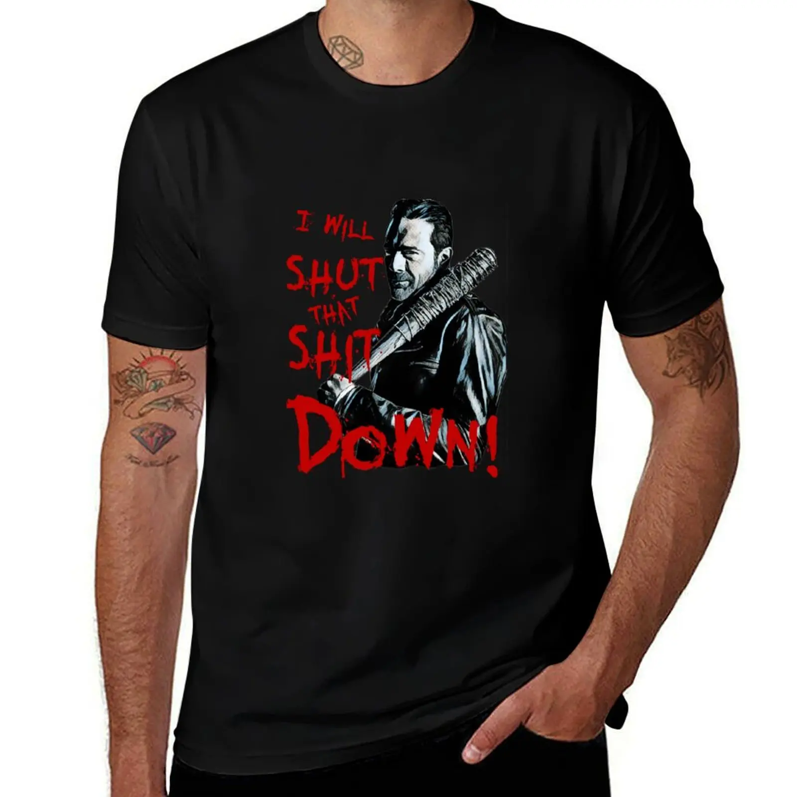 

Negan T-Shirt customs customizeds funny shirt cotton oversized t shirt men
