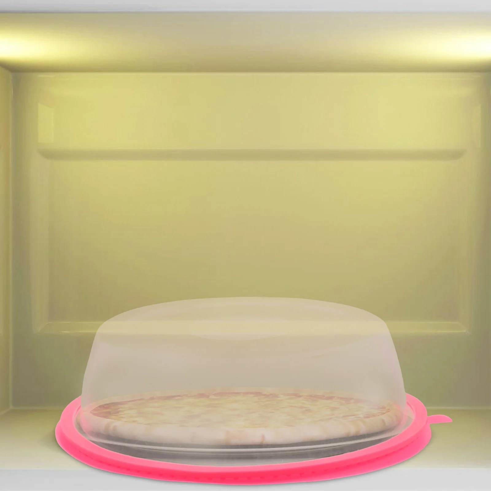 

4Pcs Microwave Splatter Lid Food Cover Plate Shield Sturdy Reusable Kitchen Helper for Splatter Prevention and Food Safety