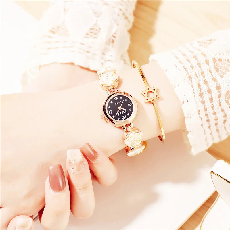 Vente Chaude De Modus De Luxe Femmes Montres Femmes Armband Montre Uhr Kristall Edelstahl Frauen Uhren Luxus