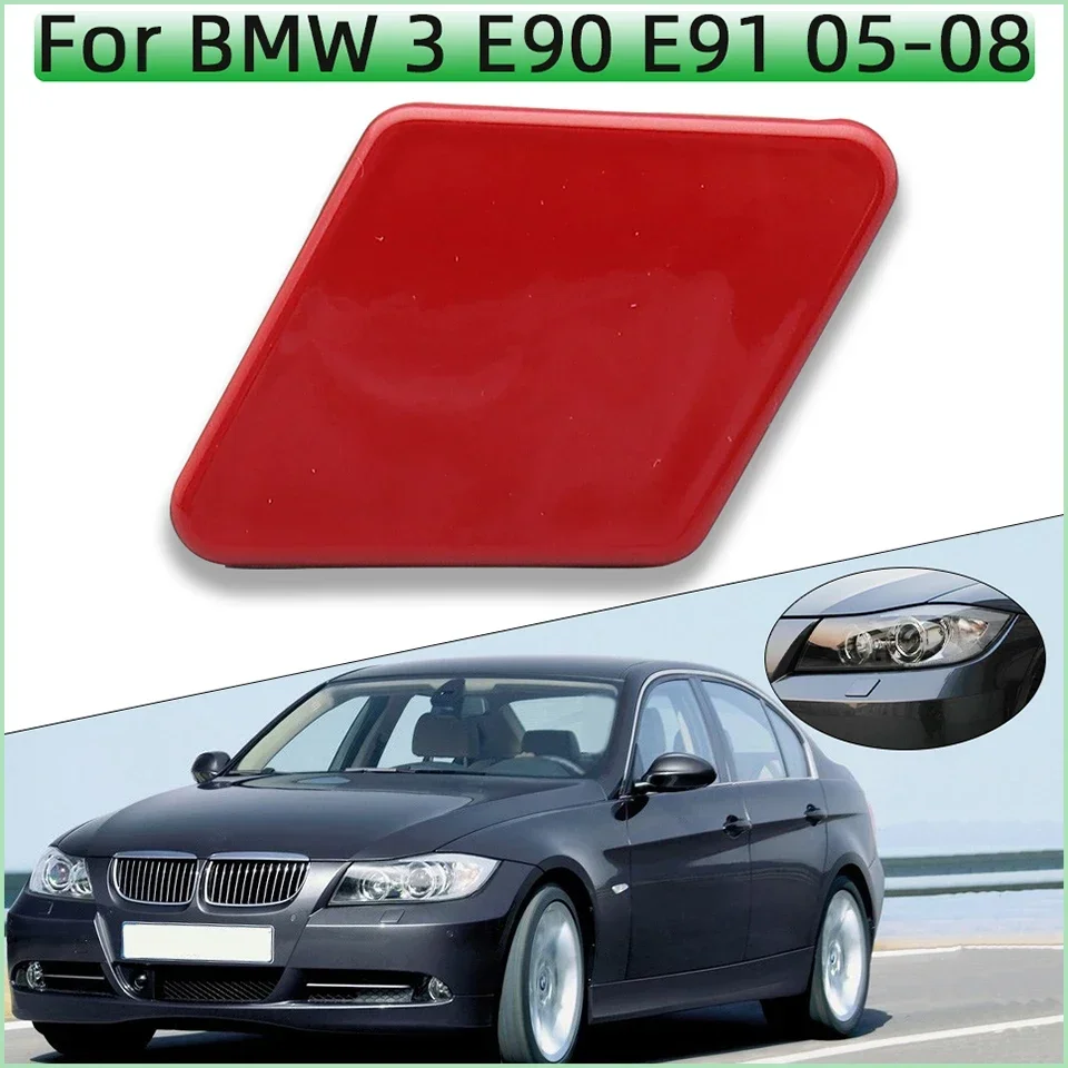 For BMW 3 320 325 328 E90 Sedan E91 Wagon 2005 2006 2007 2008 Headlamp Washer Nozzle Cover Cap #61678031307 Headlight Washer Cap 