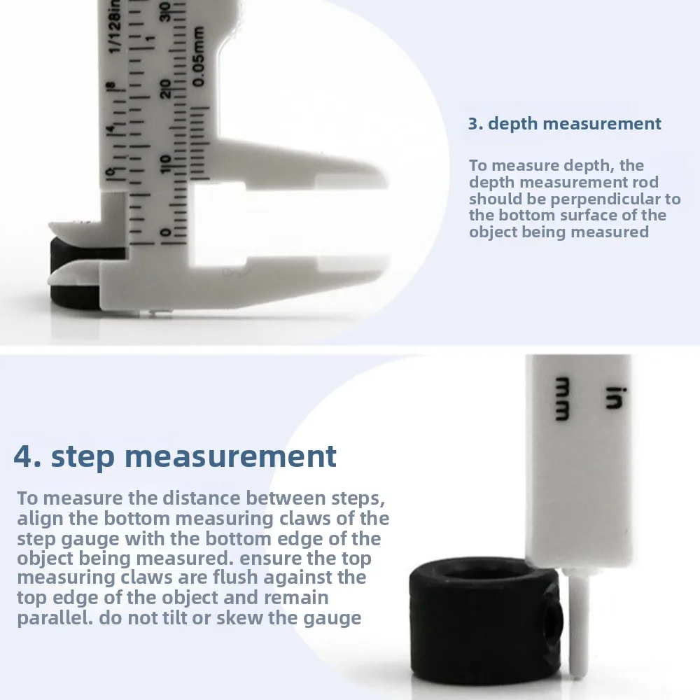 New Portable Students Caliper Dual-scale 0-80mm Measuring Calipers Multifunctional Jewelry Measuring Tool