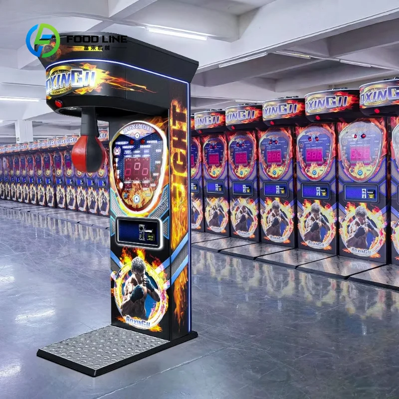 Customized Recreational Boxing Arcade Street Boxing Game Machine Electronic Dynamic Arcade Boxing Game Machine