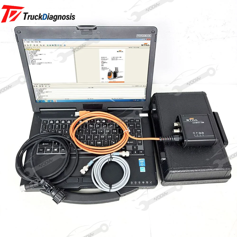 

for Still Forklift Canbox Still Forklift Scanner Tool For Still Incado Box Diagnostic Kit Linde +Xplore Tablet