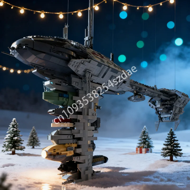 

4523 шт. MOC Nebulon B Frigate Star Battle Модель Строительные игрушечные блоки Архитектура Рождественские подарки Креативная идея Кирпич на день рождения