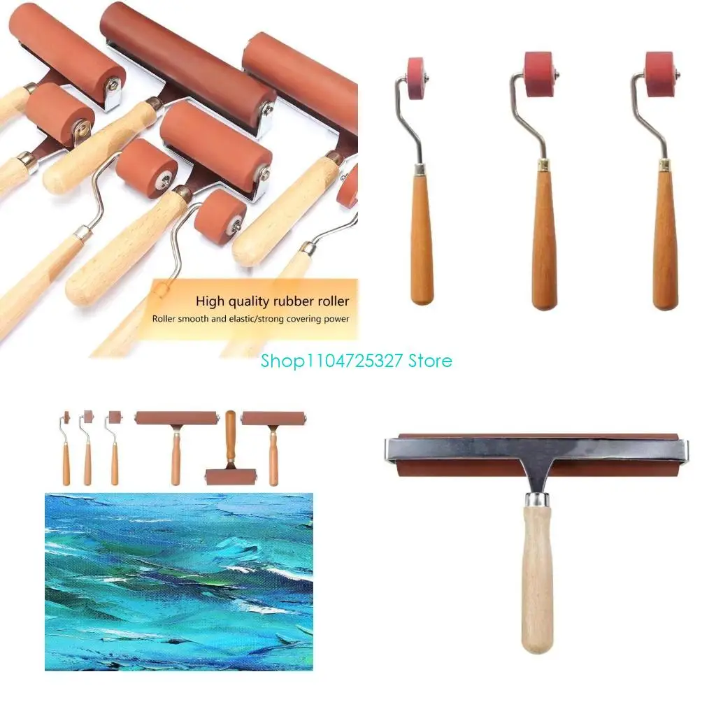 

1/3PCS Rubber Brayer Roller, мягкие резиновые ролики для печати.