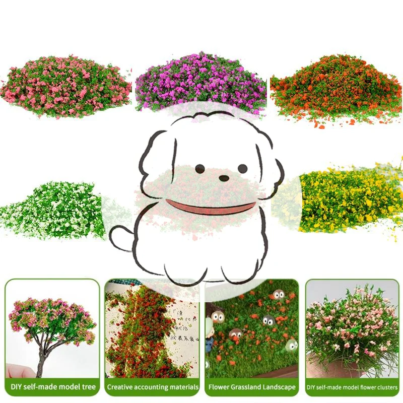 

60g Static Grass Powder Realistic Turf Flocking Material For DIY Diorama Sand Table Model Railway Landscape Scenery Decoration