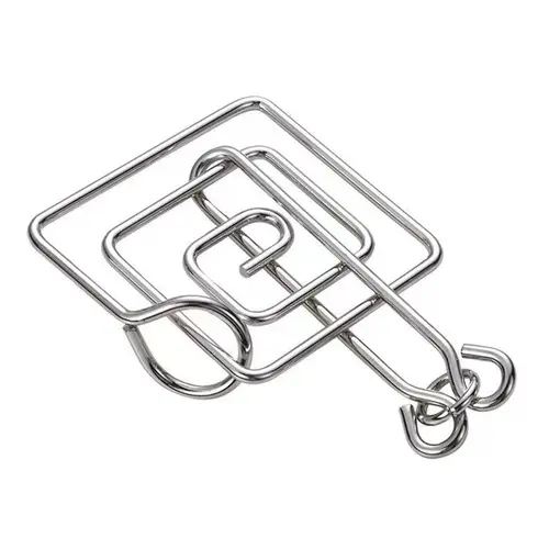 Metal Puzzle Mind Brain Teaser Magic Wire Rings Puzzles Game Great Educational Toys For Kids and Adults IQ Challenge Fun Gifts - Image 4