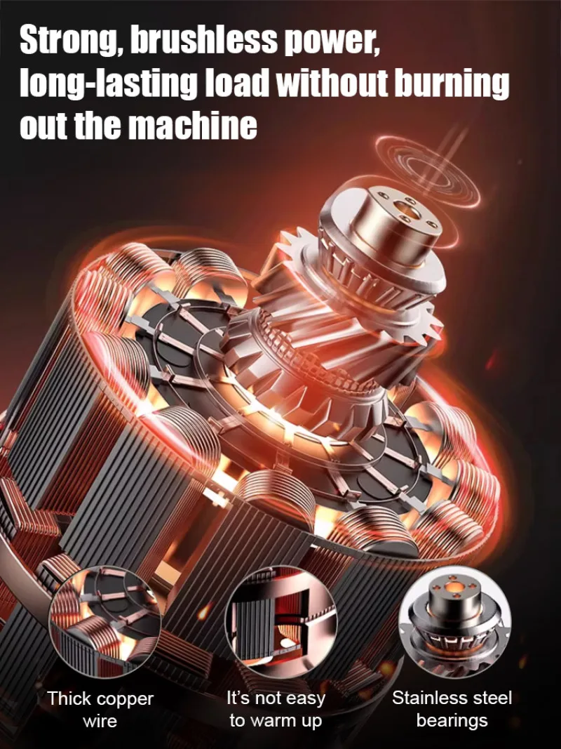 Multifunctional Lithium Lawn Mower Small Home Handheld Electric Weed Whacker Length Adjustable Grass Trimmer for Prune Garden