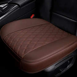 Soft Breathable PU Leather Car Front Seat Cover Pad Cushion For Cars Auto Trucks Brown