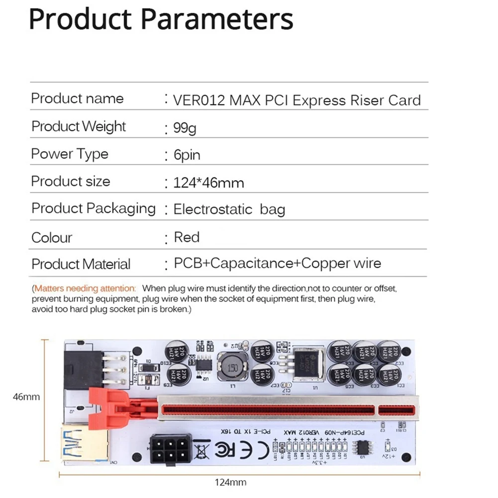 VER012 MAX Riser USB 3,0 PCI Express VER012MAX, Cable Riser para tarjeta de Video X16, PCI-E extensor, tarjeta Riser para minería