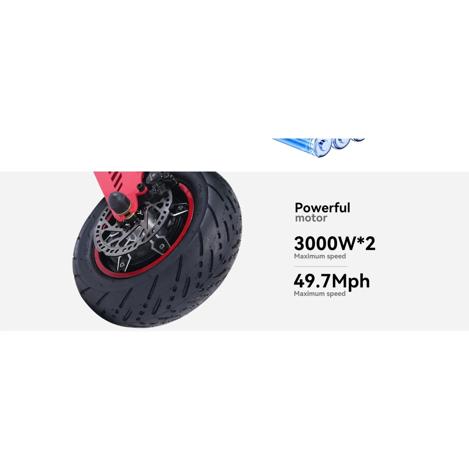 سكوتر Lightning Knight H8 6000W، 50MPH 49/56 Miles 60V 28Ah سكوتر كهربائي للبالغين، 11 بوصة سكوتر إلكتروني مزدوج التعليق