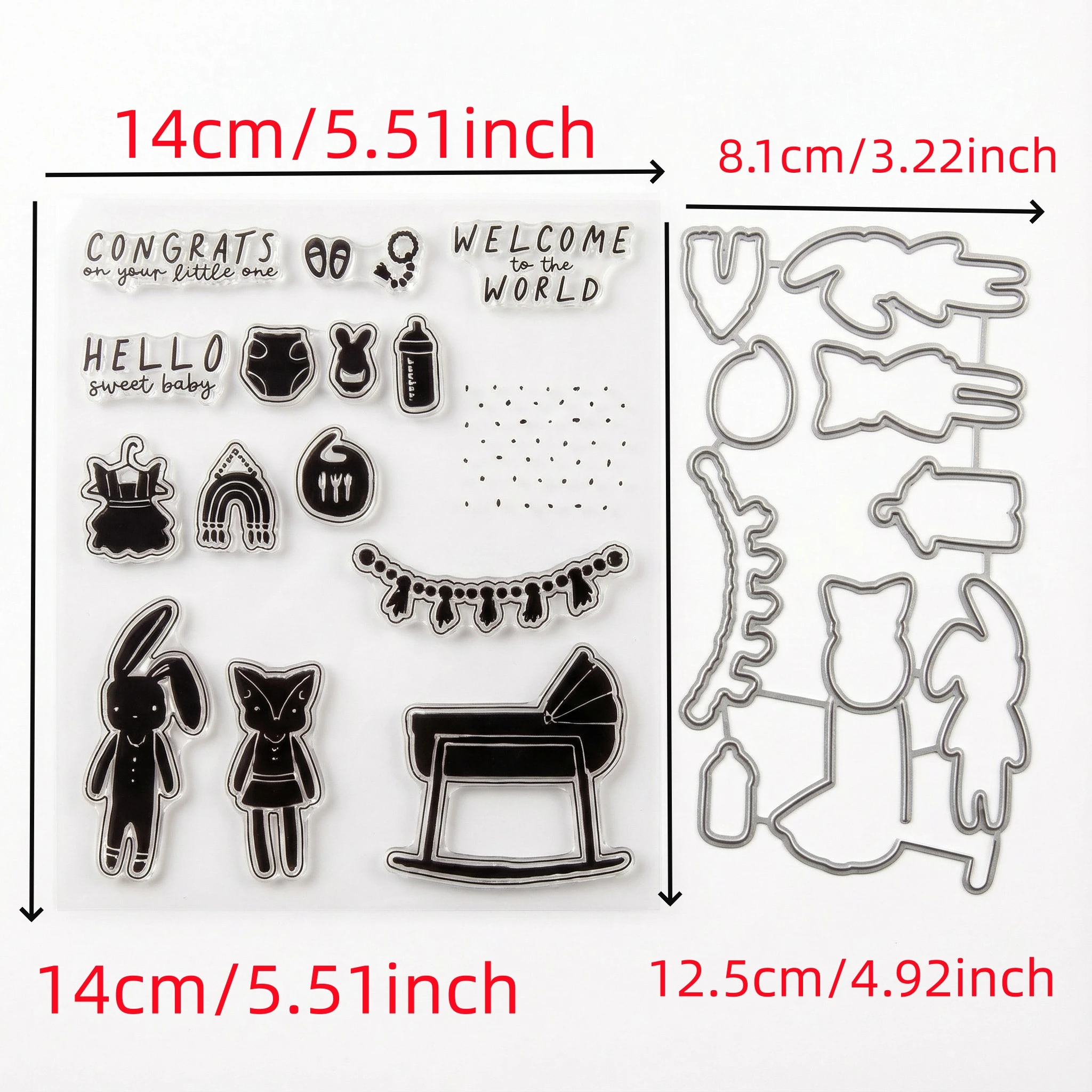 2025-2026 Weihnachten Metall Stanzformen und Stempel Schablonen für DIY Scrapbooking Fotoalbum gestanztes Prägepapier