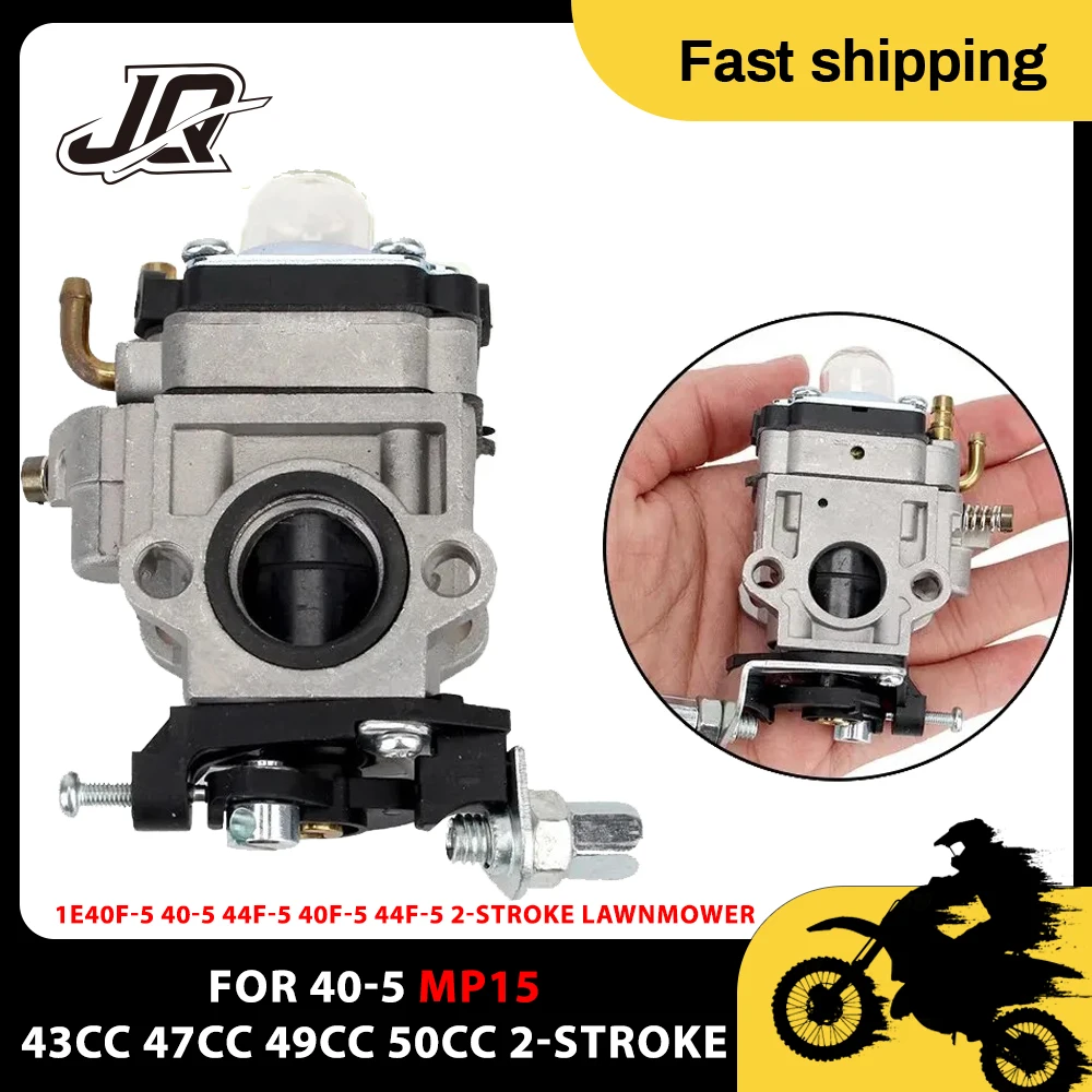

MP15 15mm Carburetor Kit Scooter Brushcutter Carb Carburetor Grass Trimmer Accessories for 40-5 43CC 47CC 49CC 50CC 2-Stroke
