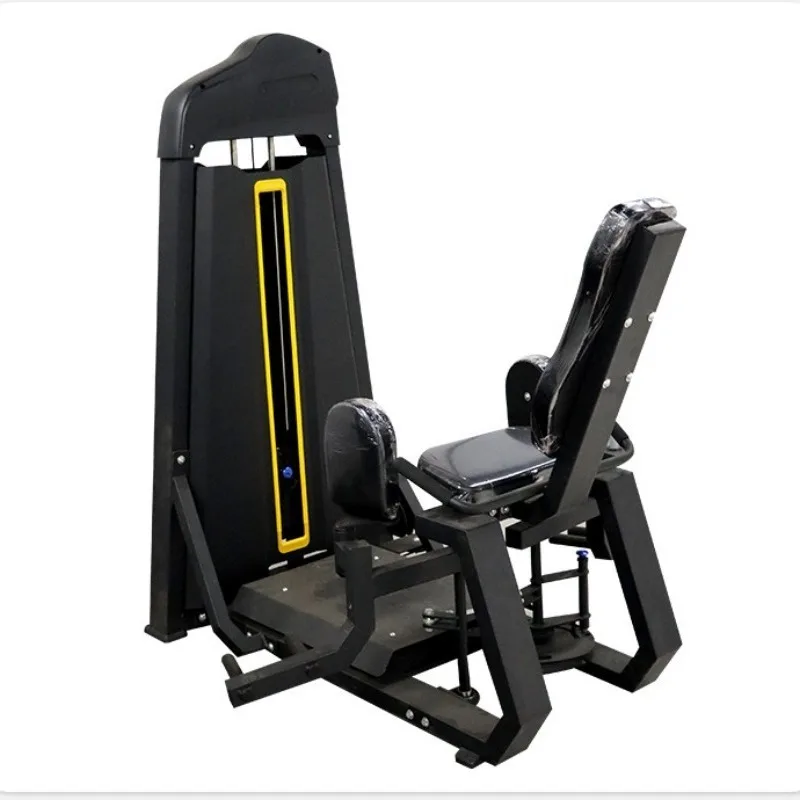Gym thigh inner and outer all-in-one machine trainer, seated hip adduction and abduction prone bend leg muscle equipment