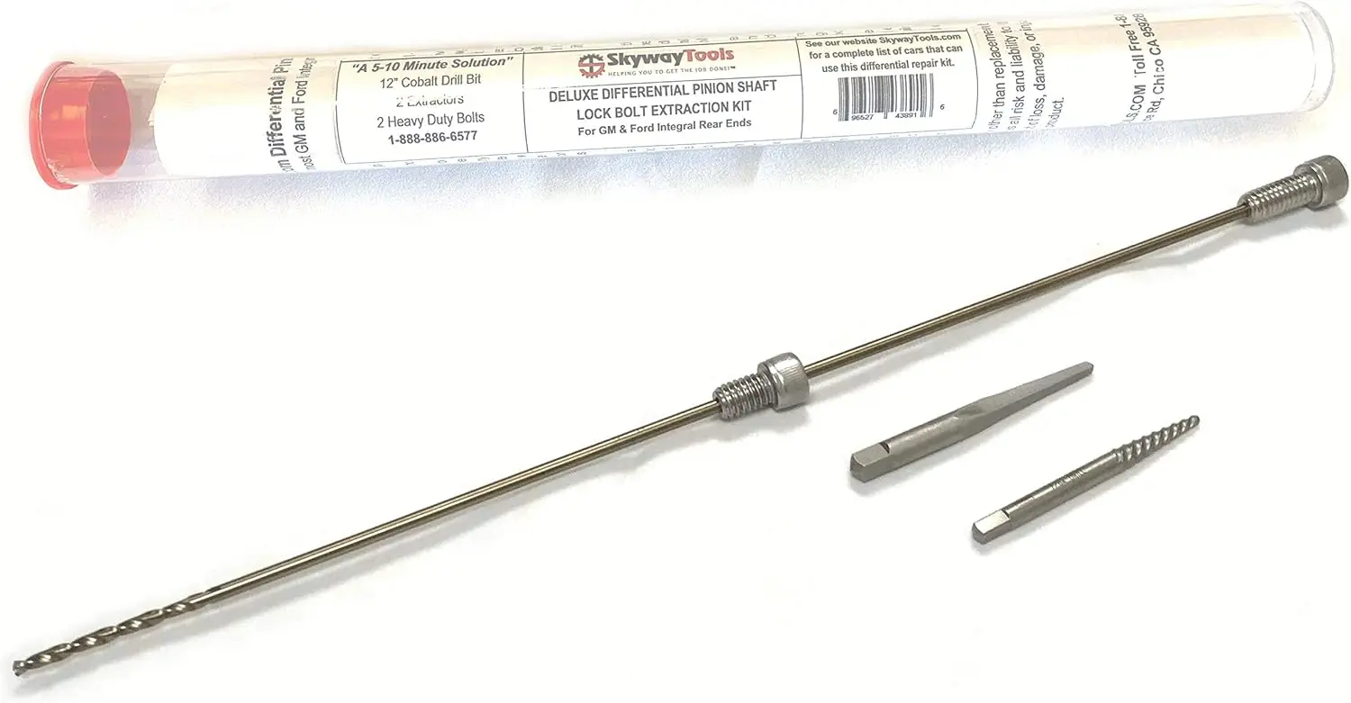 

Deluxe Differential Pinion Shaft Lock Nut Bolt Extractor Kit