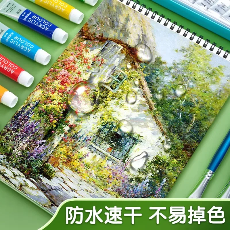 Набор акриловых красок M&G для учащихся детского сада — 12/24 цвета, жидкая акварельная краска, 5 мл на ветку для легкого рисования