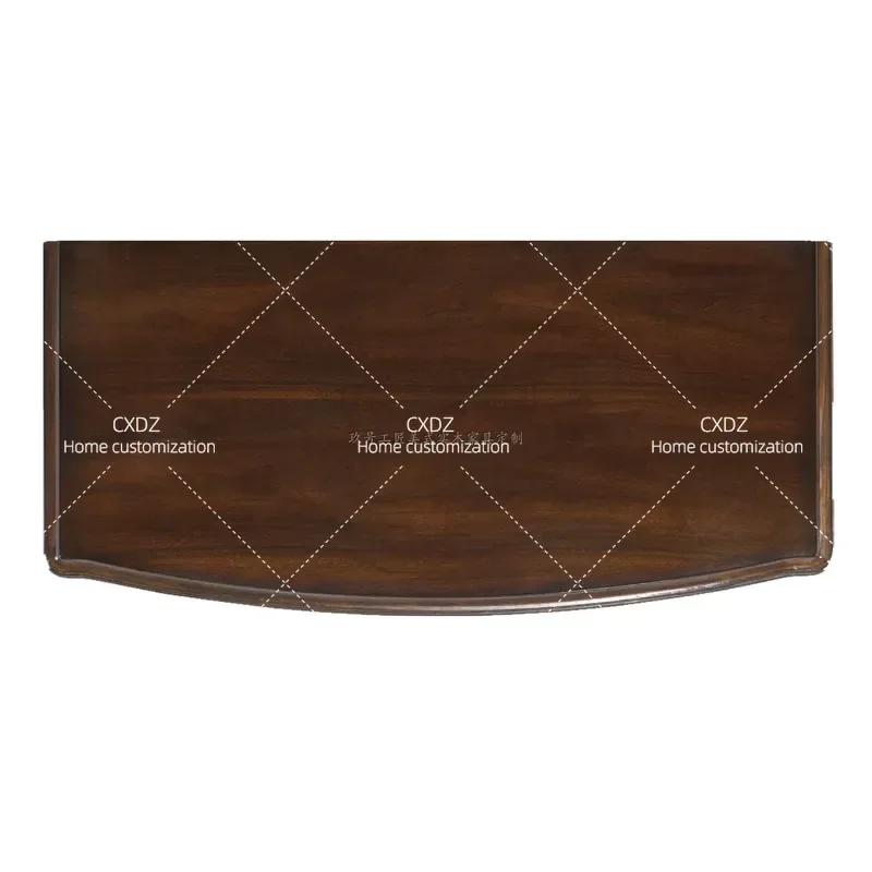 No. 9 Craftsman High End Furniture Customized Retro Classical All Solid Wood High Cabinet Chest Drawer Cabinet Clothing