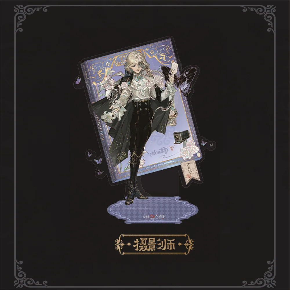 Game Identity V Figures Cosplay Acrylic Specimen Stand Model Plate Desk Decor Standing Sign Luca Balsa Frederick Kreiburg Emma