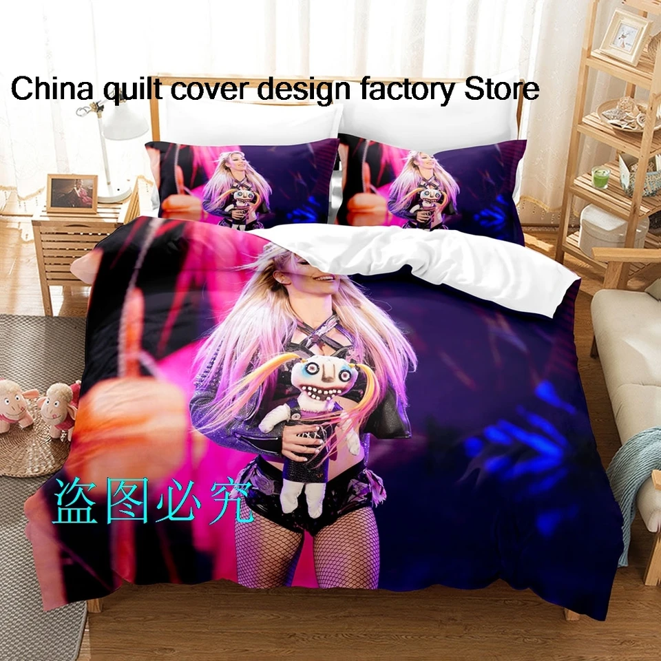 2k25 Alexa Bliss Bedding Set Single Twin Full Queen King Size Bed
