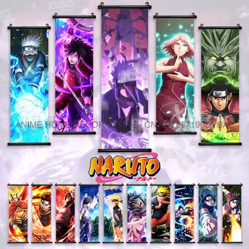 Naruto plakát anime svitky obrázek Uchiha Madara domácí dekorace Senjyuu Hashirama závěsný obraz Hatake Kakashi nástěnné kresby 10 nejlepší prodej plakát s Narutem - №8