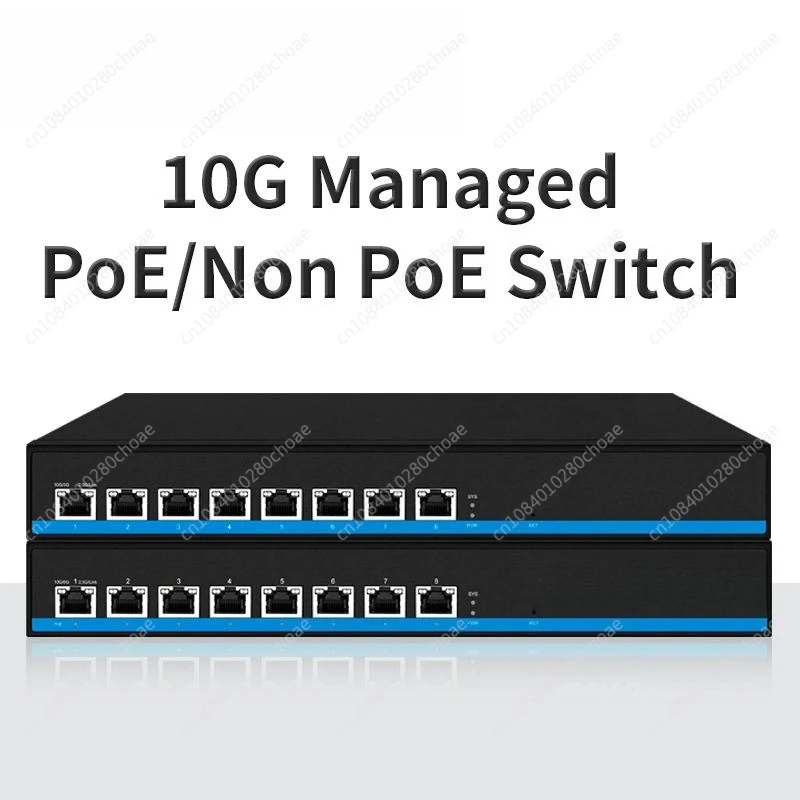 

Все 10 гигабитных PoE или без PoE Ethernet-коммутатора 8*10 Гбит/с Порт RJ45 Сеть Plug and Play 10gbe 10 ГБ 10000 Мбит/с