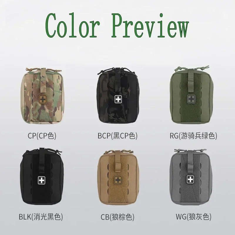 Tactical MED Kit Molle First Aid IFAK Tear-off First Aid Kit Travel Outdoor Hiking Emergency Survival Edc Bag Rifle Bag