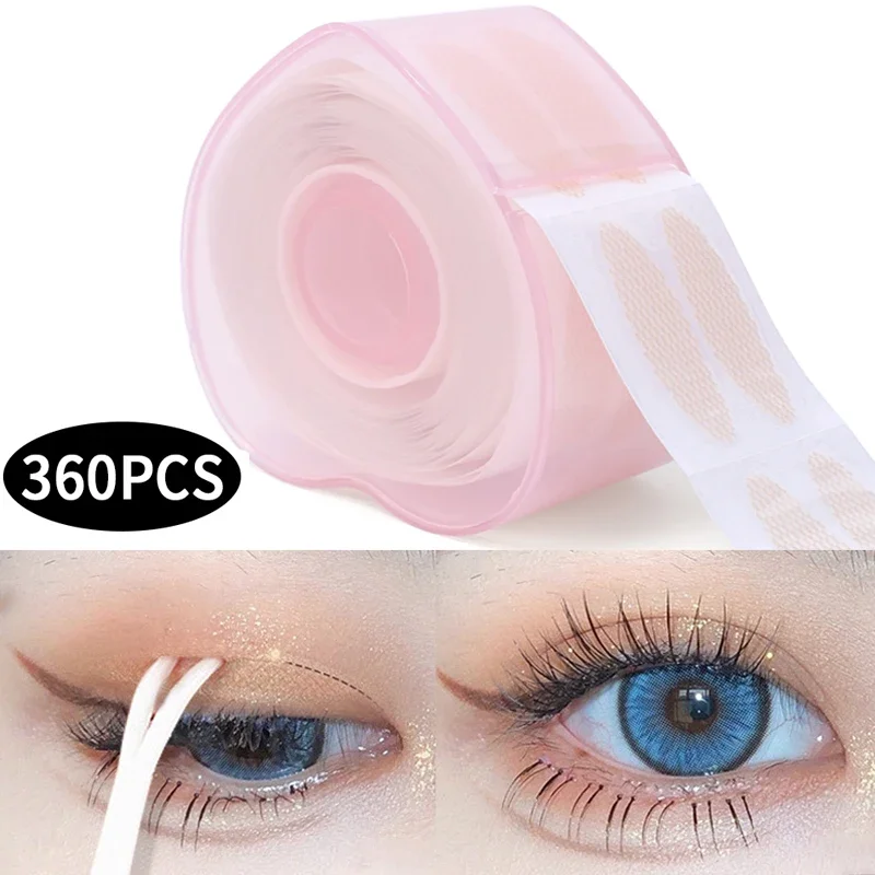 Adesivo Invisível para Pálpebras, Adesivos de Pálpebra Dupla em Renda de Malha Autoadesivos, Fita Transparente para Pálpebras, Ferramentas de Maquiagem para Olhos Femininos