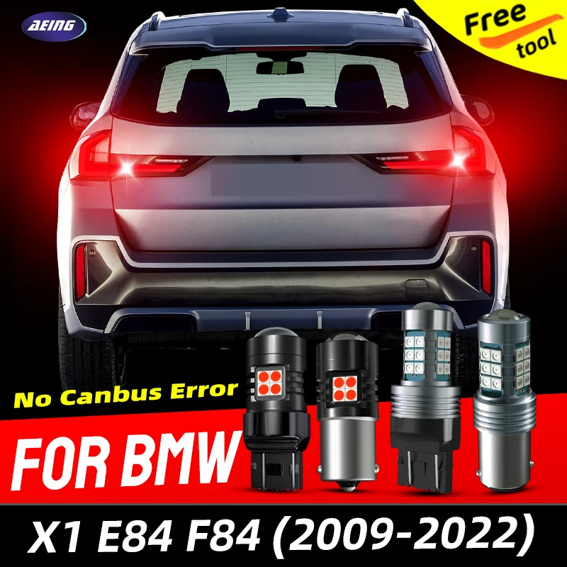 2pcs LED Brake Stop Tail Lights Blubs Red No Error For BMW X1 E84 F48 28i 25d 23i 20d 18i 16d 2011 2012 2013 2014 2015 2016 2017