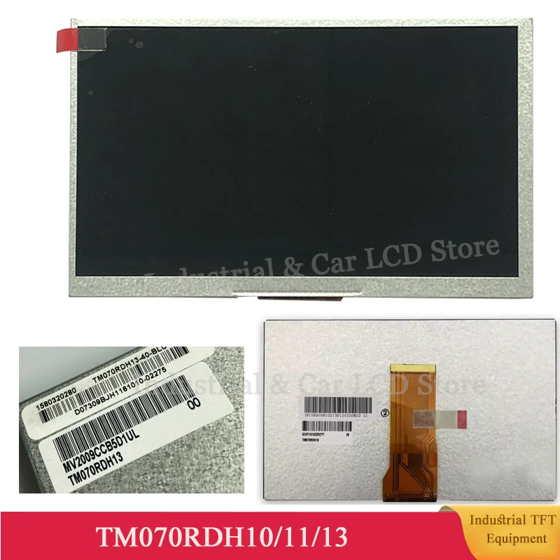Original New 7 Inch Grade A+ TM070RDH10 TM070RDH11 TM070RDH13 800*480 50PIN LCD Display Screen Panel 165*100mm