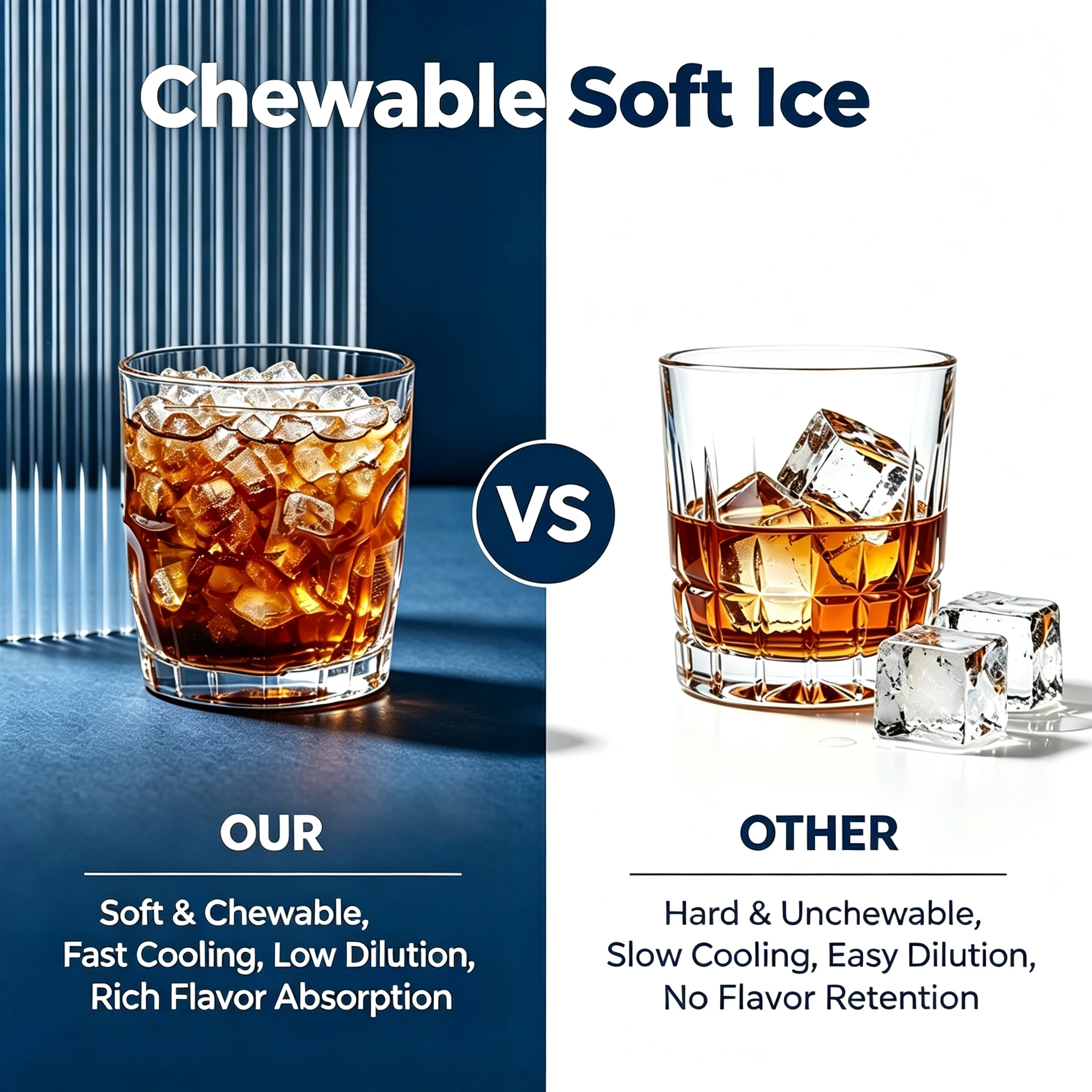 Factory Sale One-Touch Nugget Ice Machine Portable Countertop Ice Maker 15KG/24H Automatic Dispensing Ice Maker for Office