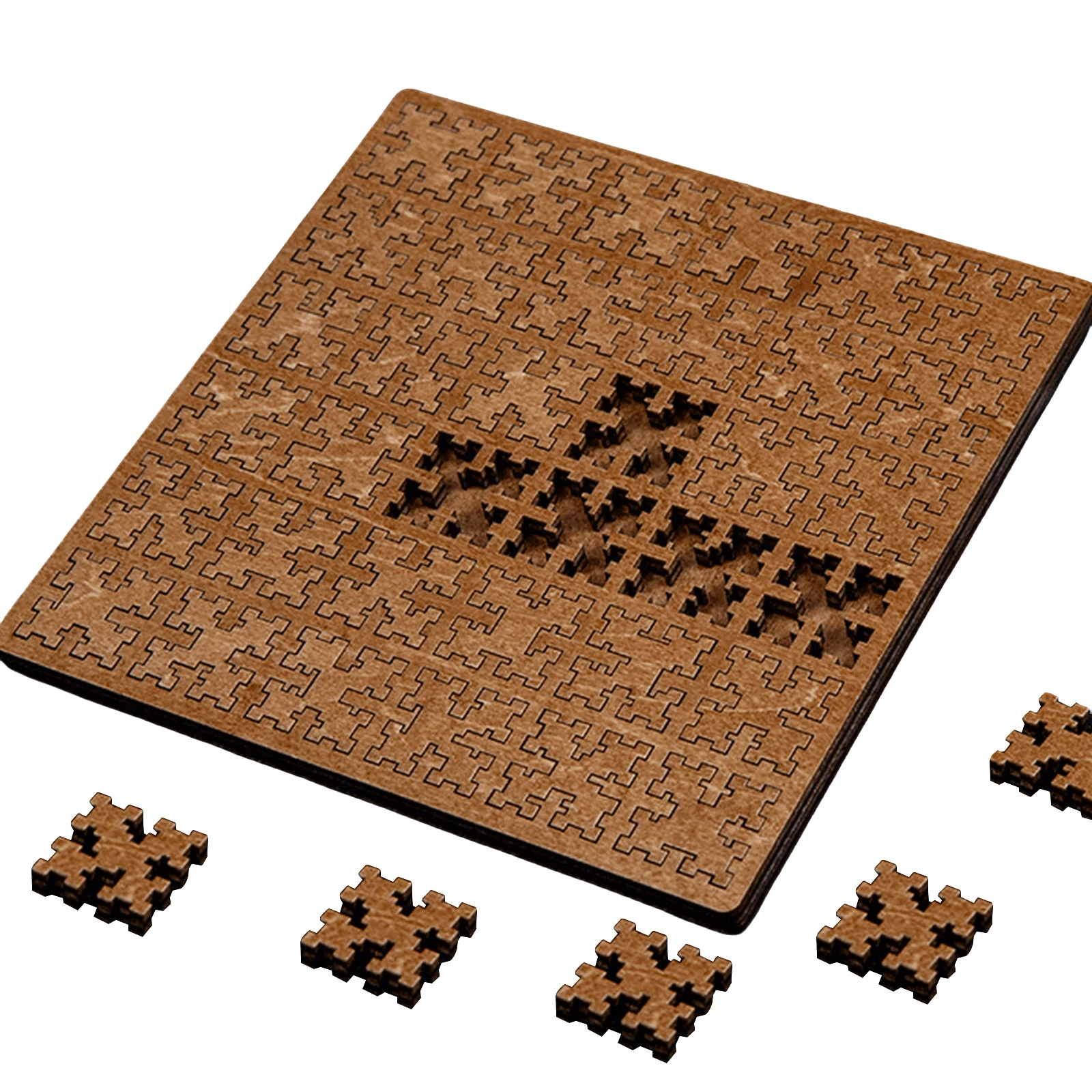 

Неположительные деревянные головоломки IQ для взрослых и детей Непоксуальные головоломки-развязки для мозга Десять уровней сложность Танграм Настольные игры