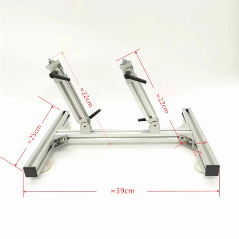 DIY Angle Adjustable Linear Reciprocating Motor Stand Dual Suction Post Small Universal Bracket for Oscillating Tool
