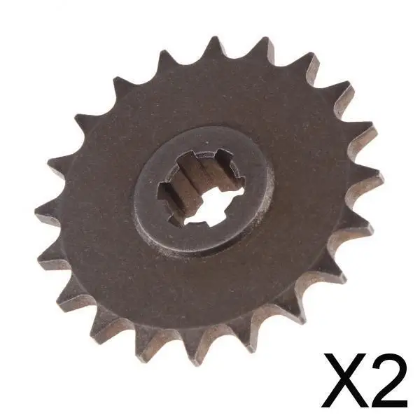 2-4pack 20T Front Sprocket Pinion for 49cc 2 Stroke Mini Dirt Pocket Bike