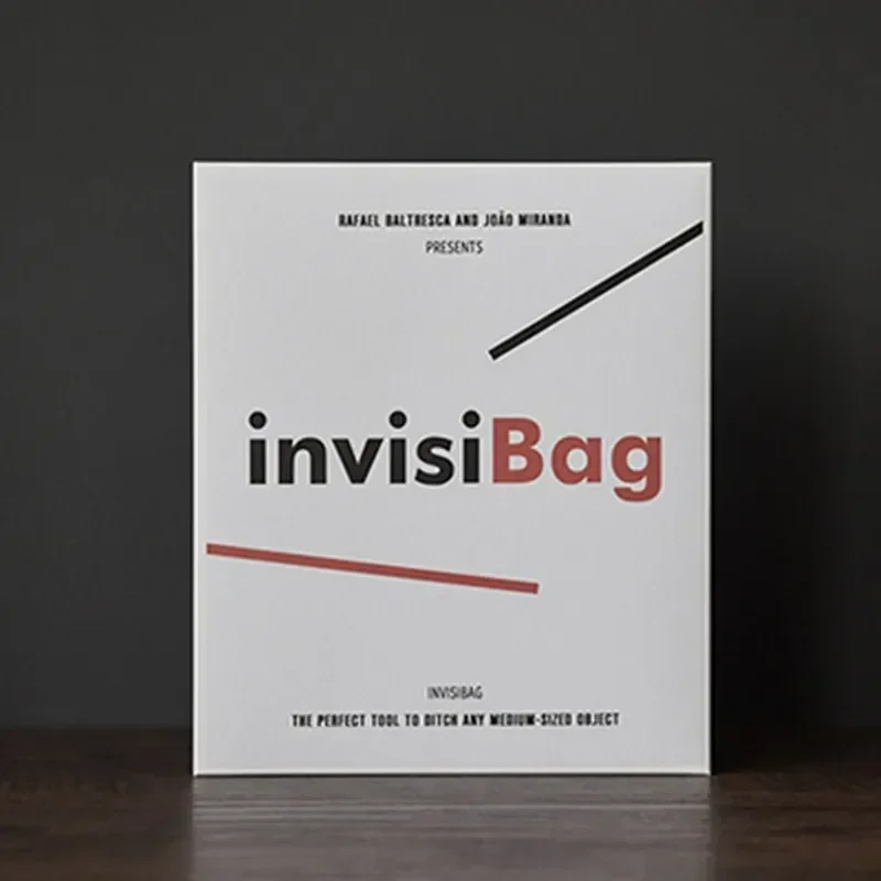 Invisibag by Joao Miranda (Red or Black) Object Transfer Bag Magic Object Vanish Appear Close up Magia Stage Gimmicks Easy Funny