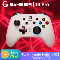 GameSir T4 Pro White Version Bluetooth Gaming Controller Gamepad 2.4G Wireless Gamepad for Nintendo Switch PC Phone Cloud Games