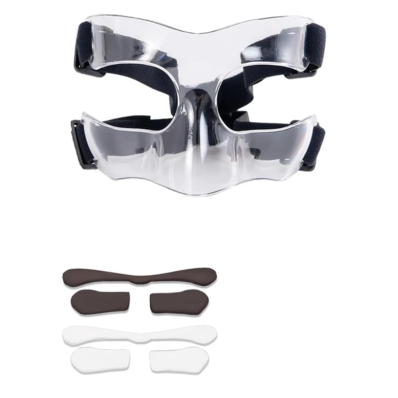 

Sports Face Guard, Nose Guard For Broken Nose, Basketball Football Softball Training Face Protect Shield