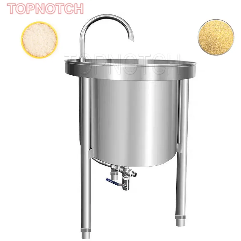 Fully Automatic Stainless Steel 25kg Large Hydraulic Rice Washing Machine