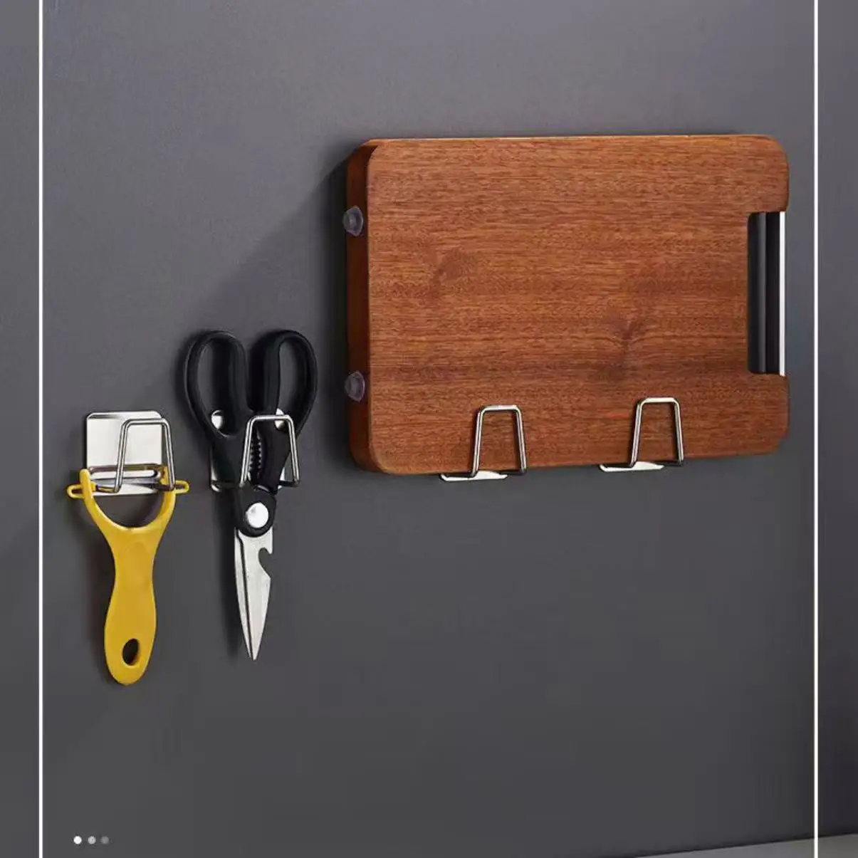 New Wall Mounted Weight Scale Storage Rack Universal Bracket Traceless Paste Space Saving Design Suitable For Home And Bathrooms