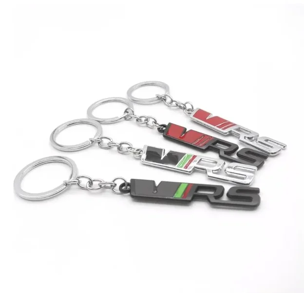 1pcs Metal VRS Logo Keychain Keyring Key holder for Skoda Octavia Kamiq Kodiaq Karoq RS Superb Fabia Rapid Favorit Car Styling