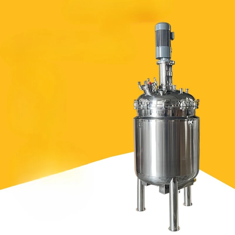 

Nano silicon fireproof liquid stirring tank coil heating vacuum sealed reactor, steam enzymatic hydrolysis fermentation reaction