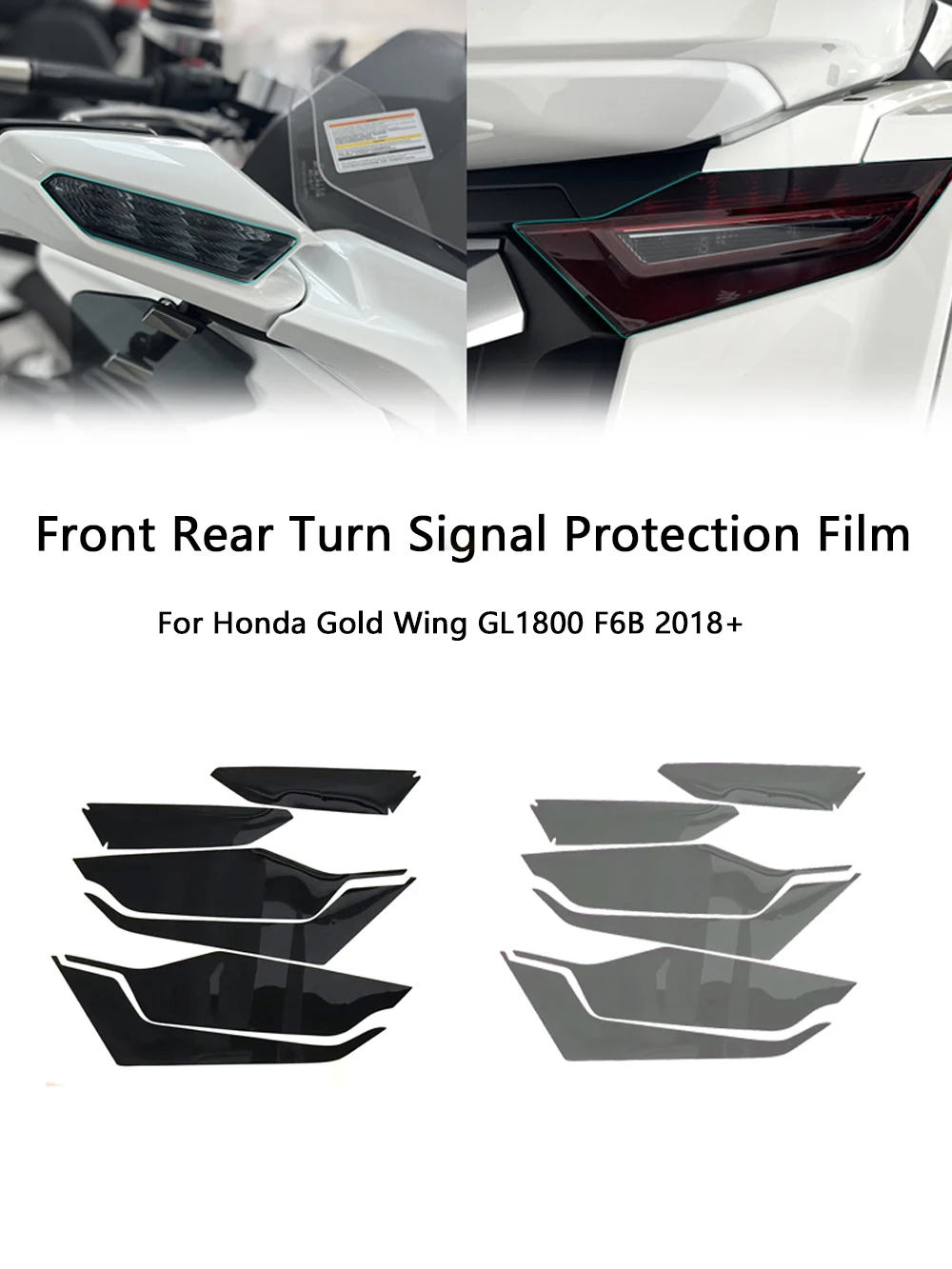 Panical Front Rear Turn Signal Protection Paint Film Signal Light Sticker Decals For Honda Gold Wing GL1800 F6B 2018-2023