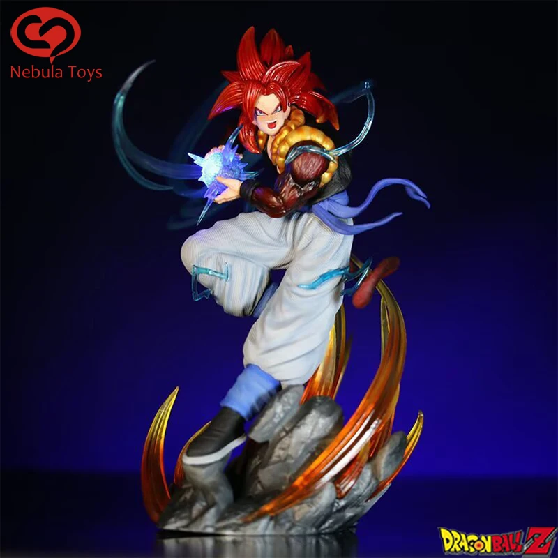 

Dragon Ball Gogeta Фигурка Emit Light Gogeta Фигурка Настольное украшение Кукла Коллекция Статуя Модель Детские игрушки Подарок на день рождения