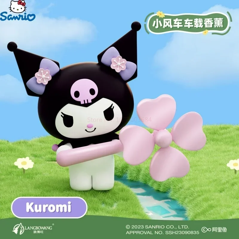 Original Sanrio meine Melodie Kuromi Auto Aroma therapie Klimaanlage Entlüftung Auto Dekoration Cinna moroll Auto Innendekoration