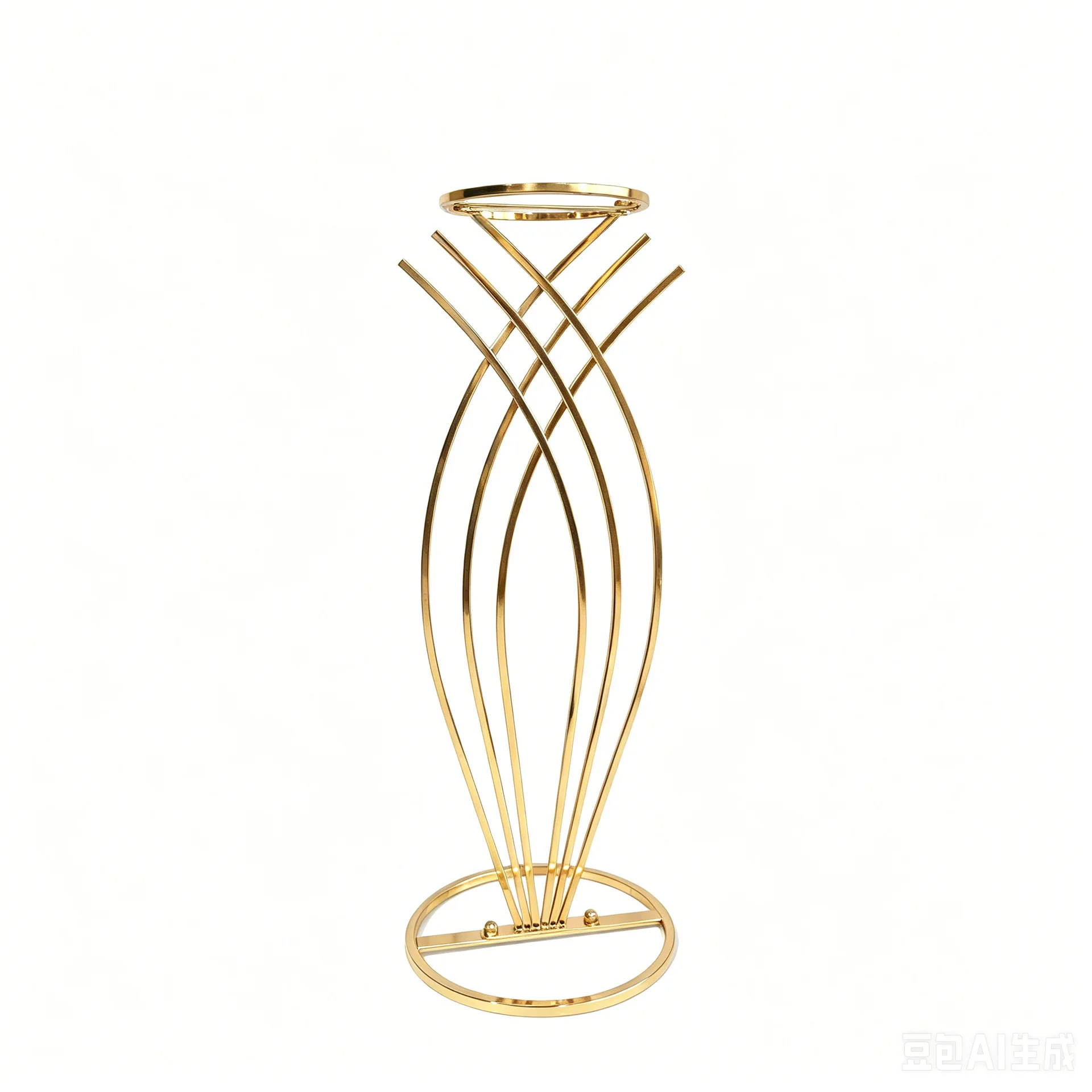 Wedding electroplated flower vessels, table flowers, hotel wedding props, window display decorations, floral art, mermaid flower