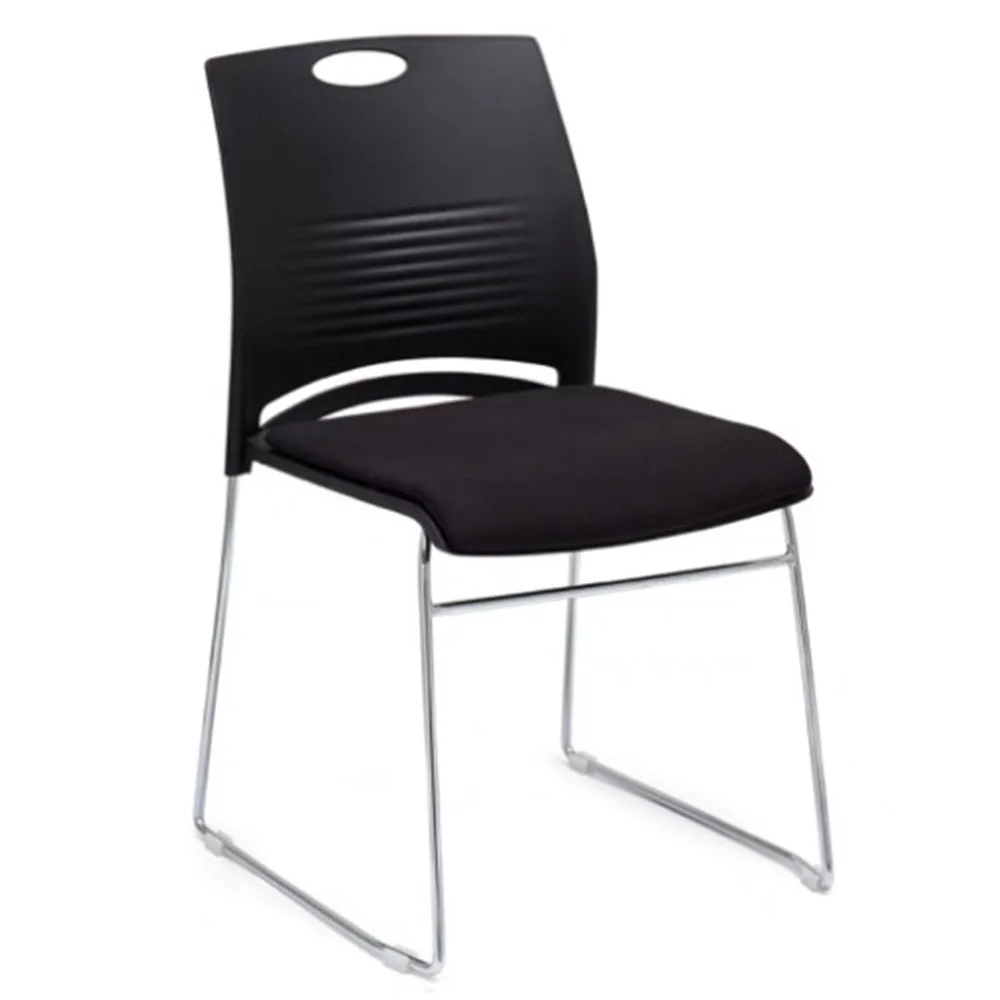 New Training Conference Chairs Solid Steel Frame Conference Room Foldable Chair Elasticity Cloth Reception And Negotiation