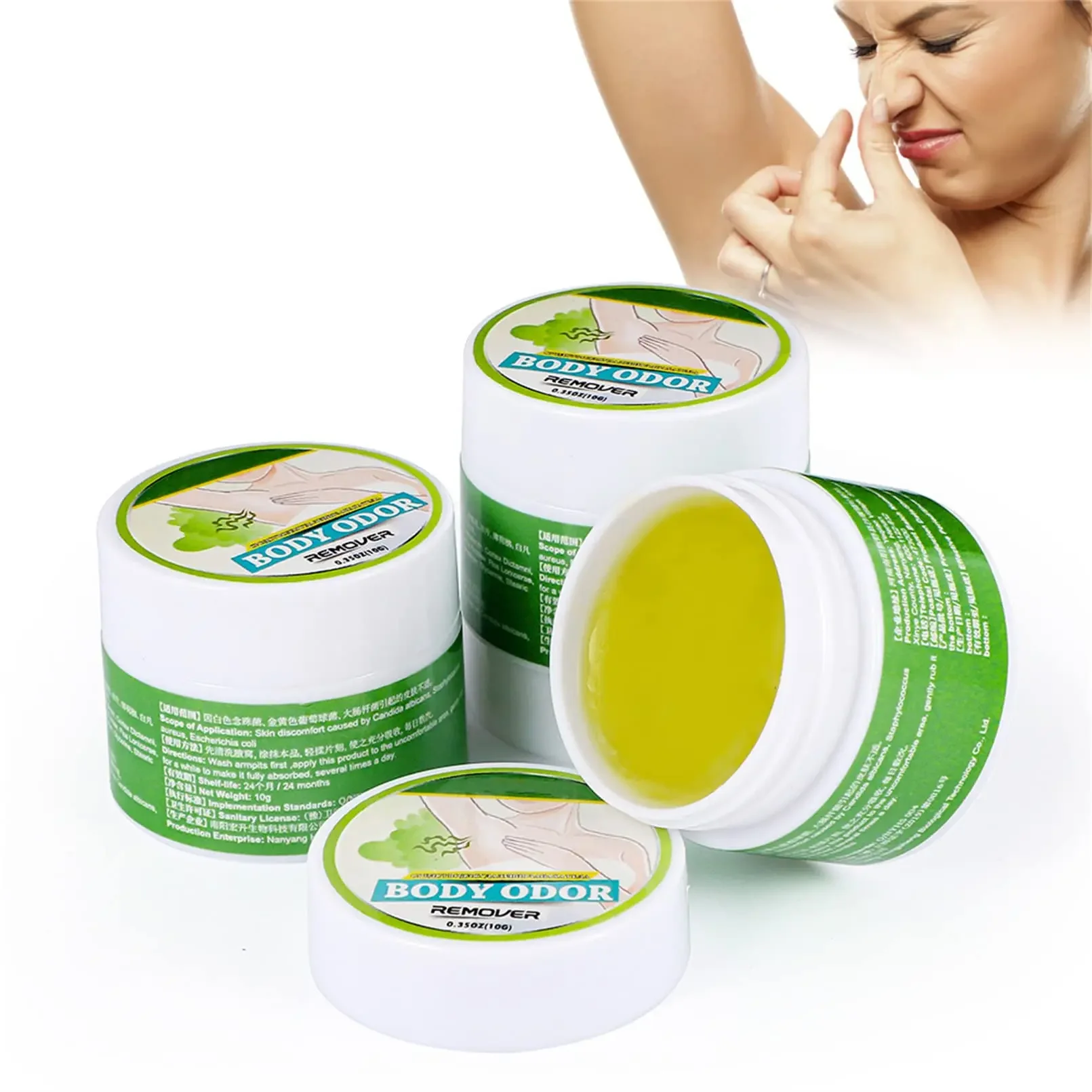 10g Odor Eliminator Effective Underarm Care Bleaching Cream Significant Effect Body Remove Odor Refreshing Lasting Aroma Cream