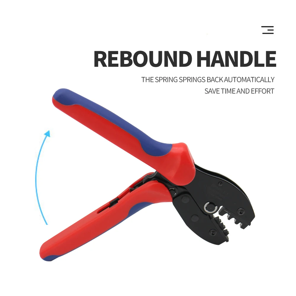 Solar Panel Crimping Tool for MC4 Connectors Pliers Ratchet Crimper Tool For 2.5-6 mm2 Typo Male Female Connectors Terminals Set